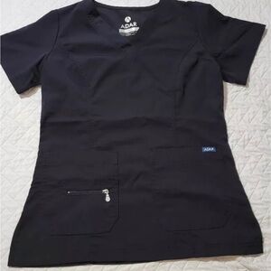 Ada Women's Black Scrub Top